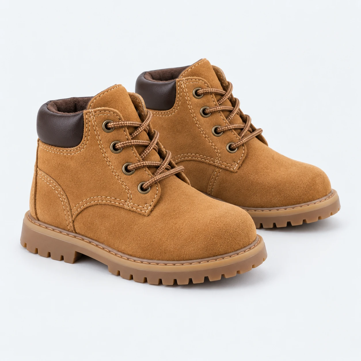 Warm tan / dark brown / gum Ridge Lace-up Boot